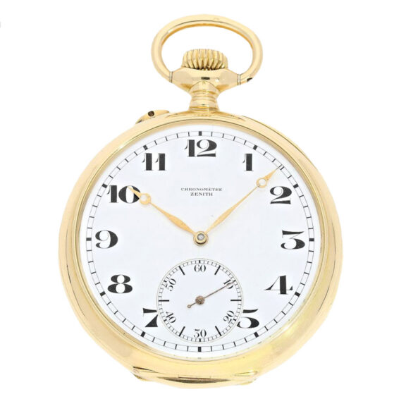 Swiss gold observatory chronometer lever watch Circa 1920