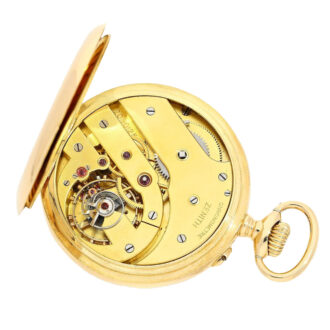 Swiss gold observatory chronometer lever watch Circa 1920