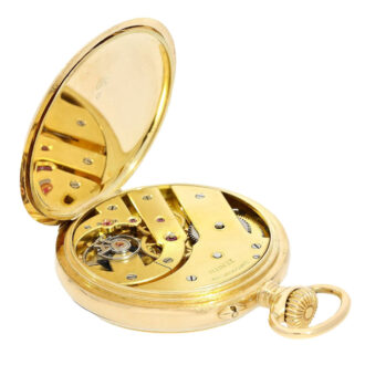 Swiss gold observatory chronometer lever watch Circa 1920