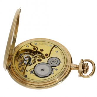 Swiss full hunter with rare chronometer quality Circa 1920