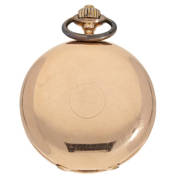 Swiss hunting cased Longines pocket chronometer Circa 1900 Swiss hunting cased Longines pocket chronometer Circa 1900