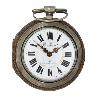 German verge pocket watch in a tortoiseshell case Circa 1790