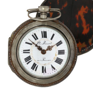 German verge pocket watch in a tortoiseshell case Circa 1790