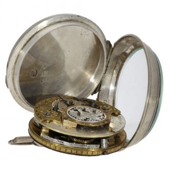 German verge pocket watch in a tortoiseshell case Circa 1790