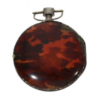 Austrian triple-cased watch in a tortoiseshell outer case Circa 1780