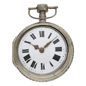 Austrian triple-cased watch in a tortoiseshell outer case Circa 1780