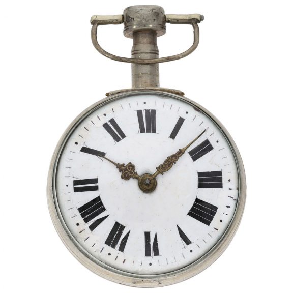 Austrian triple-cased watch in a tortoiseshell outer case Circa 1780 Austrian triple-cased watch in a tortoiseshell outer case Circa 1780