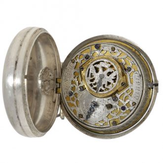 Austrian triple-cased watch in a tortoiseshell outer case Circa 1780