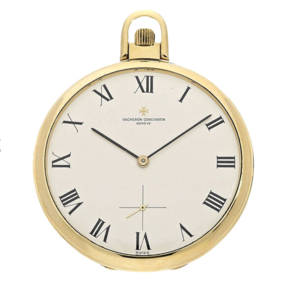 Swiss gold open faced lever dress watch Circa 1970