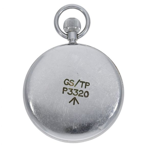 Swiss metal keyless WWII military pocket watch Circa 1940 Swiss metal keyless WWII military pocket watch Circa 1940