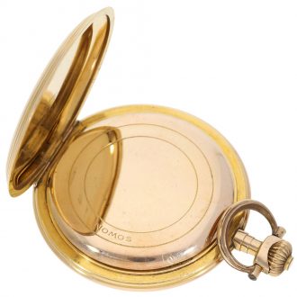 Large German hunting cased Glashütte pocket watch Circa 1900