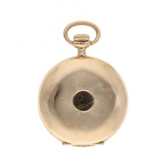 Swiss red gold ladies' pocket watch with open face Circa 1910