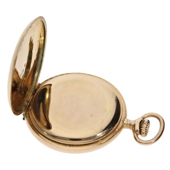 Swiss red gold ladies' pocket watch with open face Circa 1910 Swiss red gold ladies' pocket watch with open face Circa 1910
