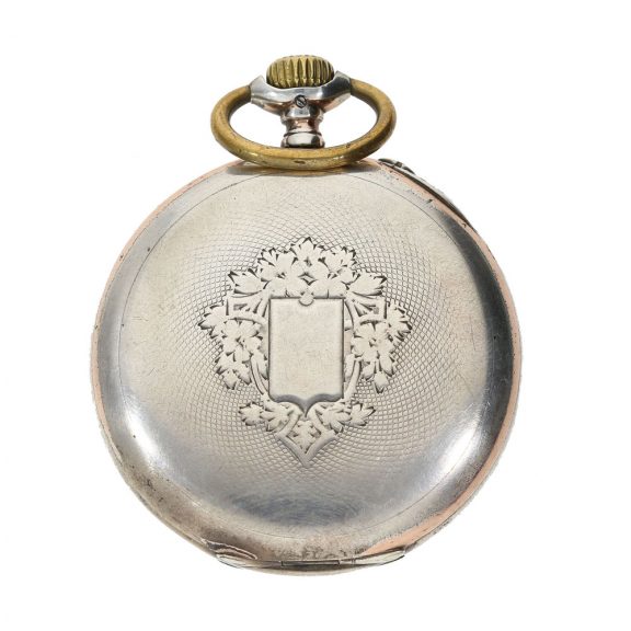 Swiss silver open faced IWC lever pocket watch Circa 1912 Swiss silver open faced IWC lever pocket watch Circa 1912