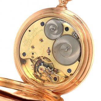 German rose gold hunting cased lever pocket watch Circa 1908 German rose gold hunting cased lever pocket watch Circa 1908