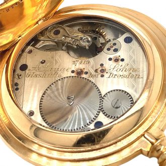 German gold minute repeating watch with date Circa 1889