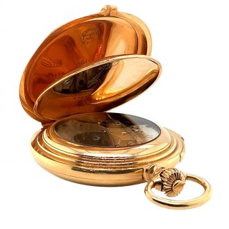 German gold minute repeating watch with date Circa 1889