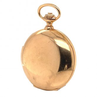 German gold minute repeating watch with date Circa 1889