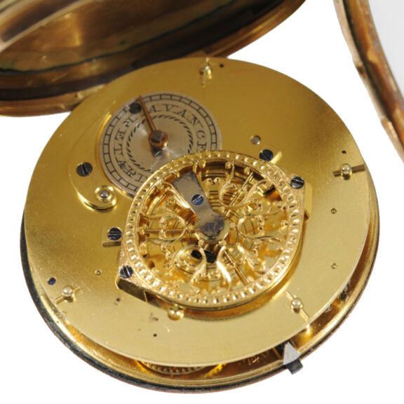Outstanding quality French gold and enamel watch Circa 1781 Outstanding quality French gold and enamel watch Circa 1781
