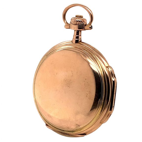 German gold Glashütte hunting cased pocket watch Circa 1910 German gold Glashütte hunting cased pocket watch Circa 1910