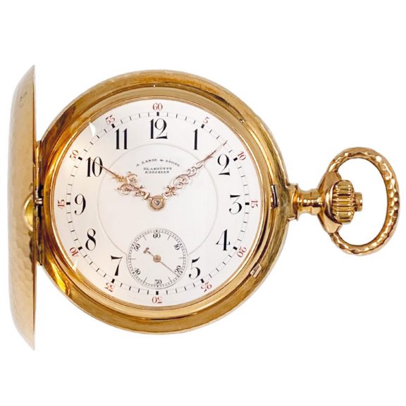German 18K rose gold quality 1A Glashütte lever watch Circa 1882 German 18K rose gold quality 1A Glashütte lever watch Circa 1882