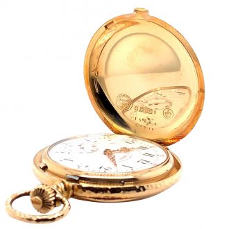 German 18K rose gold quality 1A Glashütte lever watch Circa 1882 German 18K rose gold quality 1A Glashütte lever watch Circa 1882