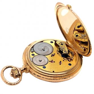 German 18K rose gold quality 1A Glashütte lever watch Circa 1882 German 18K rose gold quality 1A Glashütte lever watch Circa 1882