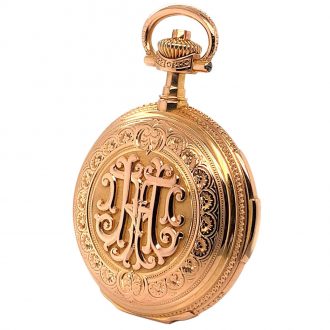 German repeating watch with chronograph and counter Circa 1894