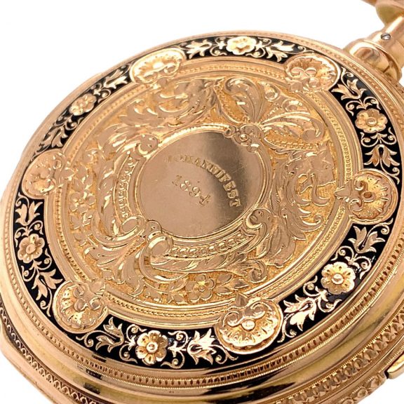 German repeating watch with chronograph and counter Circa 1894 German repeating watch with chronograph and counter Circa 1894