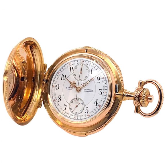 German repeating watch with chronograph and counter Circa 1894 German repeating watch with chronograph and counter Circa 1894