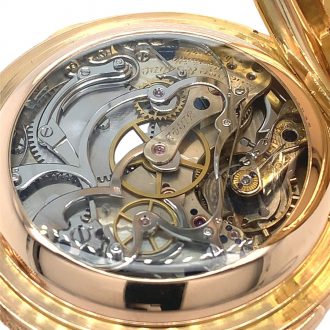 German repeating watch with chronograph and counter Circa 1894