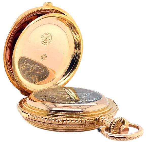 German repeating watch with chronograph and counter Circa 1894 German repeating watch with chronograph and counter Circa 1894