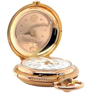 German repeating watch with chronograph and counter Circa 1894