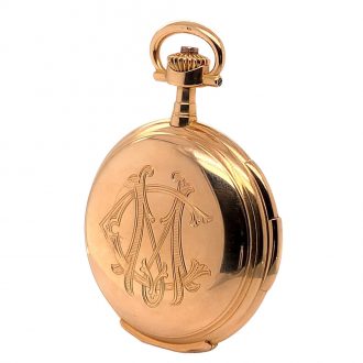 German gold minute repeating full hunter watch Circa 1900