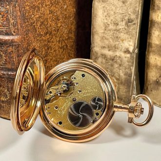 German gold minute repeating full hunter watch Circa 1900