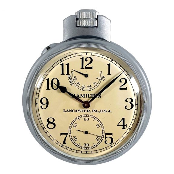 American 56-hour deck watch with power reserve Circa 1942v