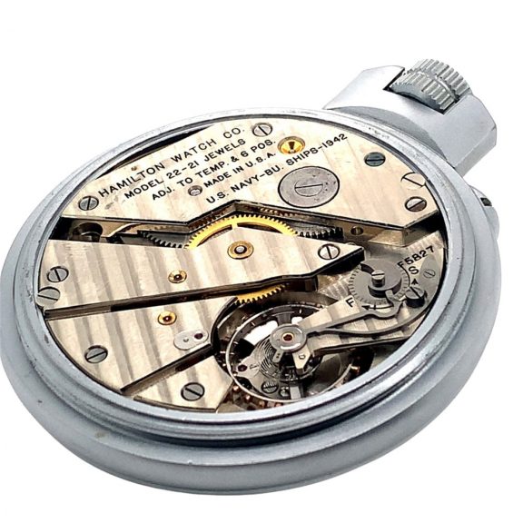 American 56-hour deck watch with power reserve Circa 1942 American 56-hour deck watch with power reserve Circa 1942