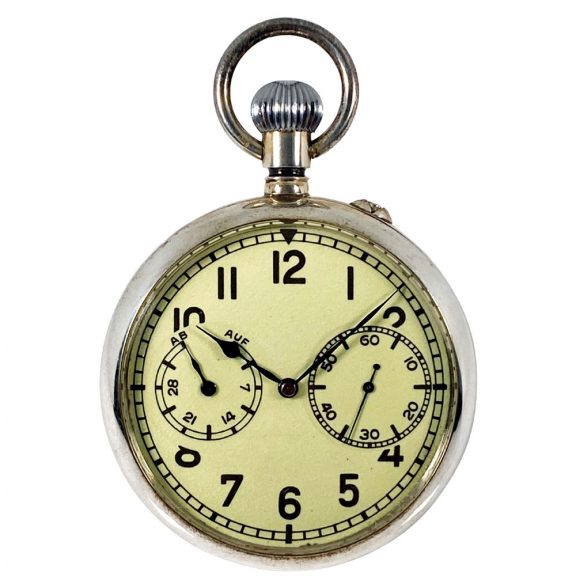 German open faced deck watch with 35h power reserve Circa 1944 German open faced deck watch with 35h power reserve Circa 1944