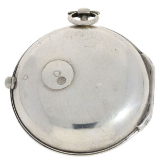 Rare Irish verge watch with moving digital hour Circa 1700