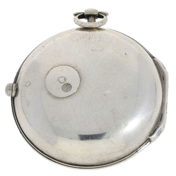 Rare Irish verge watch with moving digital hour Circa 1700 Rare Irish verge watch with moving digital hour Circa 1700
