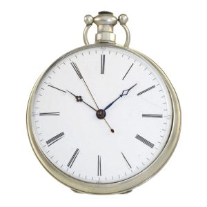 Swiss silver duplex watch for the Chinese market Circa 1850
