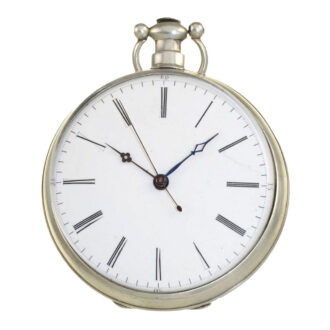 Swiss silver duplex watch for the Chinese market Circa 1850