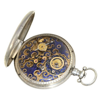Swiss silver duplex watch for the Chinese market Circa 1850