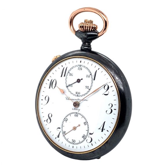 Swiss chronograph metronome military march clock Circa 1900 Swiss chronograph metronome military march clock Circa 1900