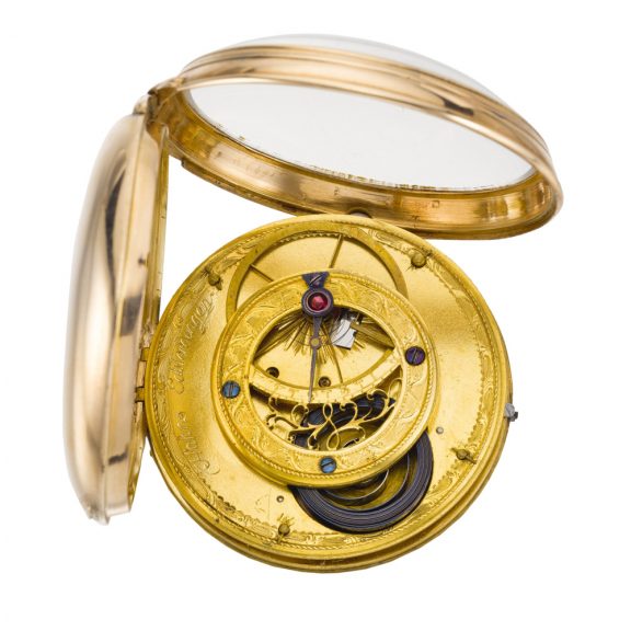 German astronomical cylinder watch with calendar Circa 1800 German astronomical cylinder watch with calendar Circa 1800