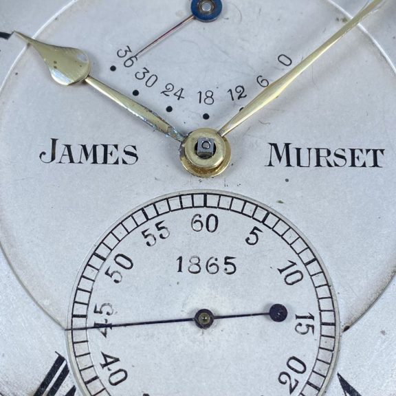 Swiss deck watch with power reserve indication Circa 1885 Swiss deck watch with power reserve indication Circa 1885