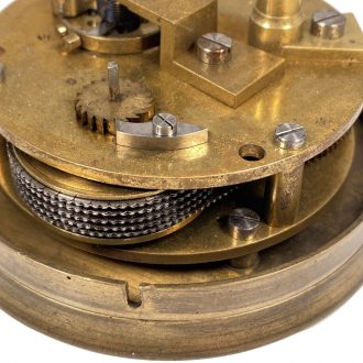 Swiss deck watch with power reserve indication Circa 1885