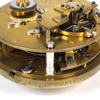 French chronometer with pivoted detent escapement Circa 1828