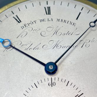 French chronometer with pivoted detent escapement Circa 1828