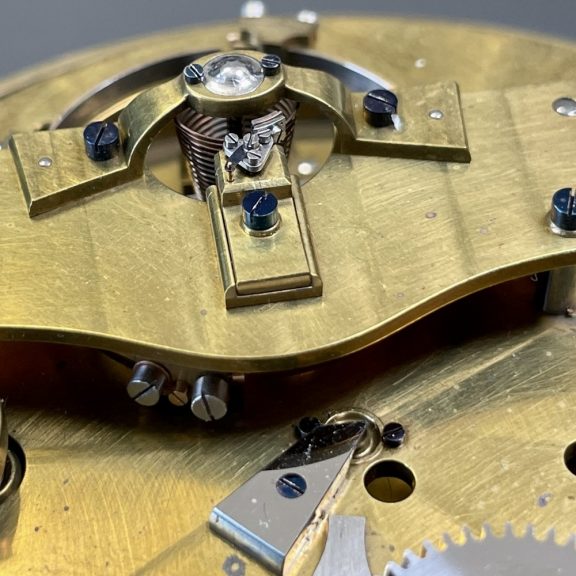 French chronometer with pivoted detent escapement Circa 1828 French chronometer with pivoted detent escapement Circa 1828